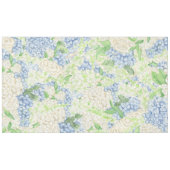 Wappen Hochzeit von Wasserfarbe Blau und Weiß Hydr Tischdecke (Vorderseite (Horizontal))