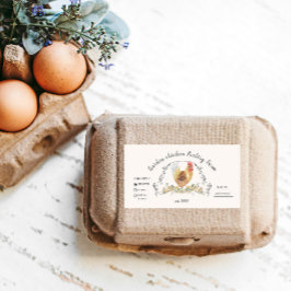 Wappen-Hühnereier-Etikett