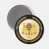 Wappen im Tschad Magnet (Vorderseite/Rückseite)