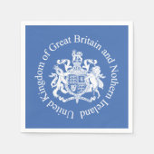 Wappen im Vereinigten Königreich Serviette (Vorderseite)