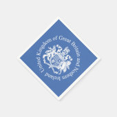 Wappen im Vereinigten Königreich Serviette (Ecke)