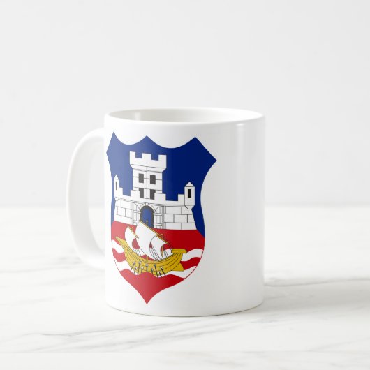 Wappen in Belgrad Kaffeetasse (Vorderseite Links)