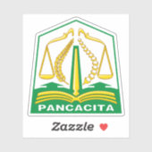 Wappen in der Provinz Aceh, Indonesien Aufkleber (Blatt)