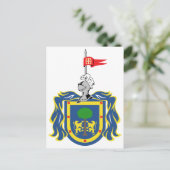 Wappen in Jalisco Mexiko Offizielles Symbol Postkarte (Stehend Vorderseite)