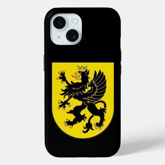 Wappen in Kaschubien Case-Mate iPhone Hülle (Rückseite)