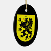 Wappen in Kaschubien Keramik Ornament (Rechts)