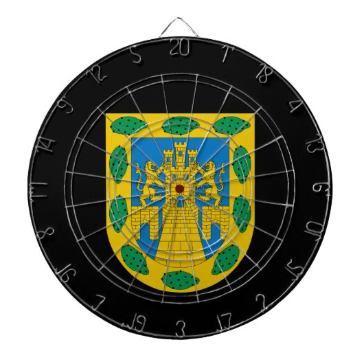 Wappen in Mexiko Stadt Dartscheibe (vorne)