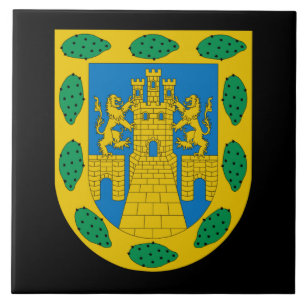 Wappen in Mexiko Stadt Fliese
