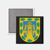 Wappen in Mexiko Stadt Magnet (Vorderseite/Rückseite)