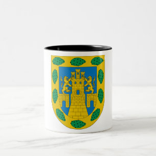Wappen in Mexiko Stadt Zweifarbige Tasse