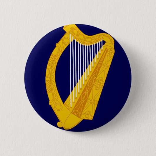 Wappen Irlands Button (Vorderseite)