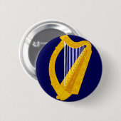 Wappen Irlands Button (Vorne & Hinten)