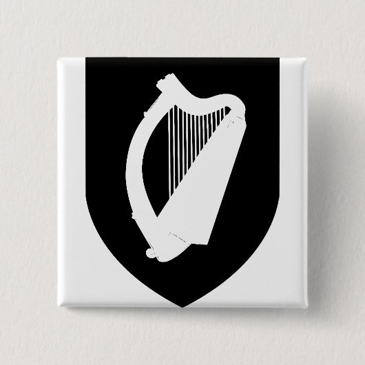 Wappen Irlands Button (Vorderseite)