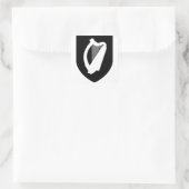 Wappen Irlands Quadratischer Aufkleber (Tasche)
