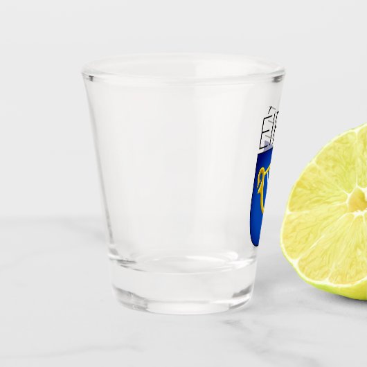 Wappen Irlands Schnapsglas (Links)