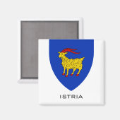 Wappen Istriens Adriatisches Erbe Magnet (Vorderseite/Rückseite)