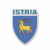 Wappen Istriens Aufkleber (Vorderseite)