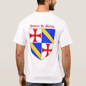 Wappen Jacques De Molay Shirt (Rückseite)