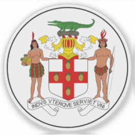 Wappen Jamaikas (1957 - 1962) Aufkleber