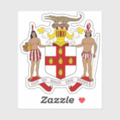 Wappen Jamaikas Aufkleber (Blatt)