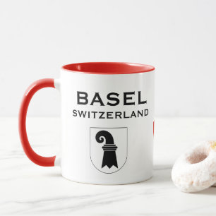 Wappen-Kaffee-Tasse Basels die Schweiz Tasse
