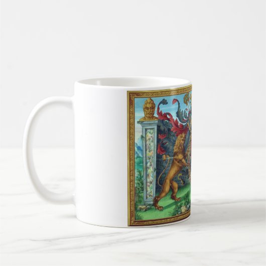 Wappen Kaffeekanne Tasse (Links)