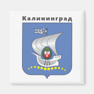 Wappen Kaliningrads, RUSSLAND Magnet