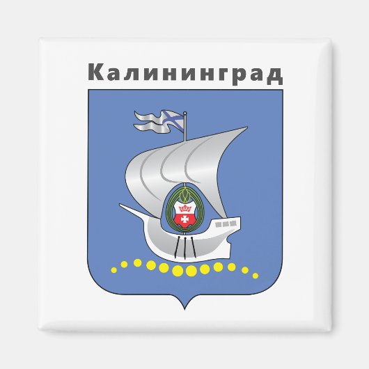 Wappen Kaliningrads, RUSSLAND Magnet (Vorne)