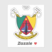 Wappen Kameruns Aufkleber (Blatt)