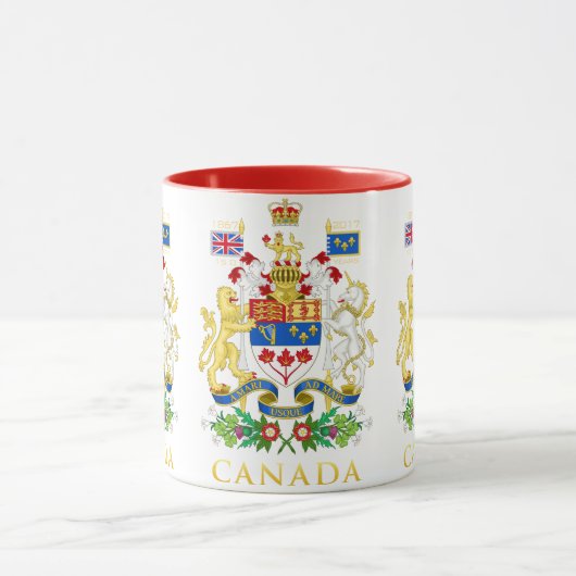 Wappen Kanadas 150 Tasse (Zentrum)