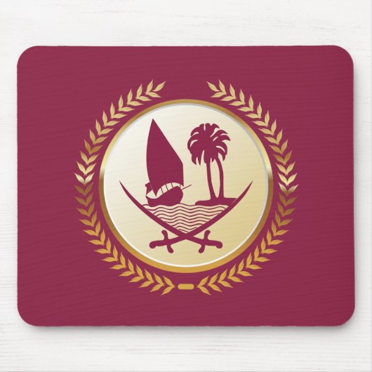 Wappen Katars Mousepad (Vorne)