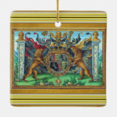Wappen Keramik Ornament (Rückseite)