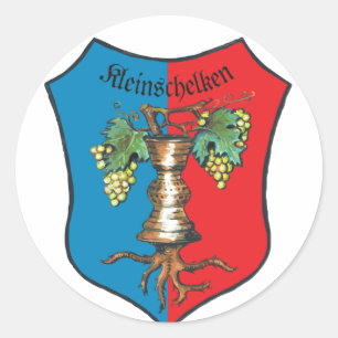 Wappen Kleinschelken Runder Aufkleber