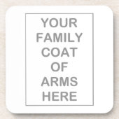 Wappen Korken-Untersetzer Getränkeuntersetzer (Vorderseite)