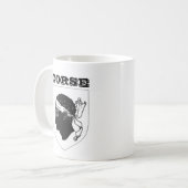 Wappen Korsikas (Frankreich) Kaffeetasse (Vorderseite Links)
