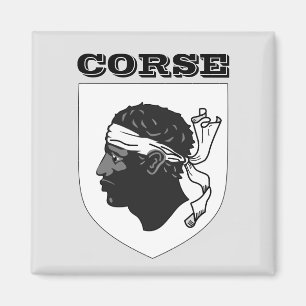 Wappen Korsikas (Frankreich) Magnet