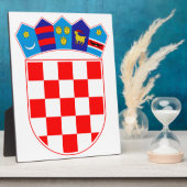 Wappen Kroatiens, Kroatische Embleme, Hrvatska Fotoplatte (Seite)