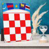 Wappen Kroatiens, Kroatische Embleme, Hrvatska Fotoplatte (Seite)