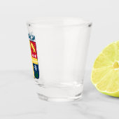 Wappen - La Romana, Dominikanische Republik Schnapsglas (Rechts)