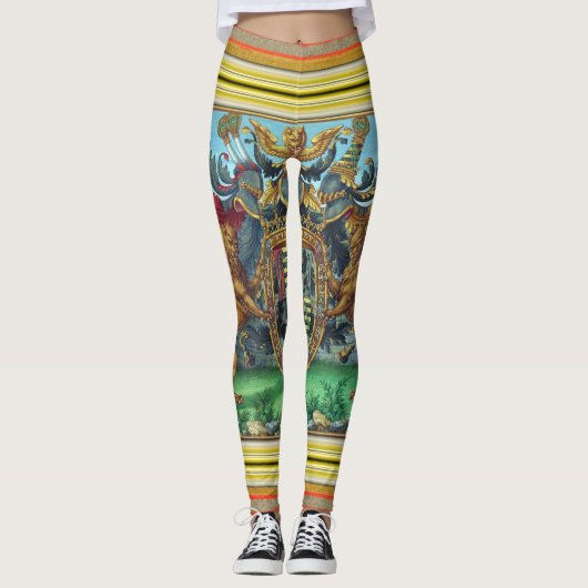 Wappen-Leggings Leggings (Vorderseite)