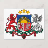 Wappen Lettlands - Latvijas ģerbonis