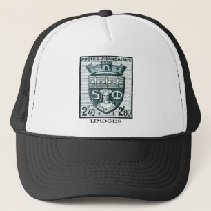 Wappen, Limoges Frankreich Truckerkappe