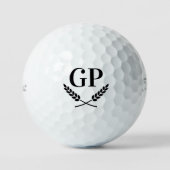 Wappen-Logo für ein Monogramm Titleist Pro V1 Golfball (Vorderseite)