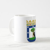 Wappen Madrids Spanien Kaffeetasse (Vorderseite Links)