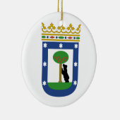 Wappen Madrids Spanien Keramikornament (Rechts)