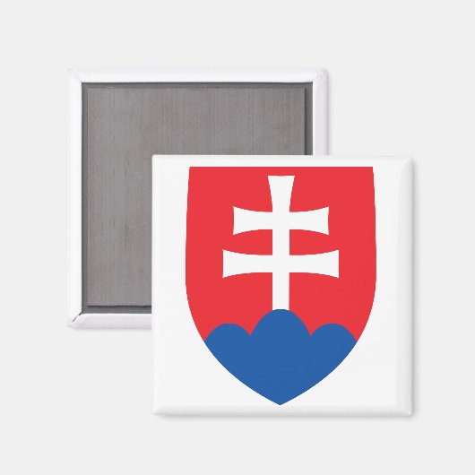 Wappen-Magnet der Slowakei Magnet (Vorderseite/Rückseite)