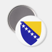 Wappen-Magnet für Bosnien und Herzegowina Magnet (Vorderseite/Rückseite)