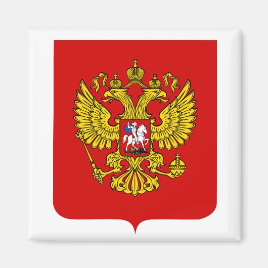 Wappen-Magnet Russland Magnet (Vorne)