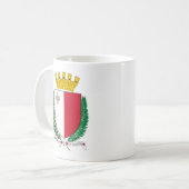 Wappen Maltas Kaffeetasse (Vorderseite Links)