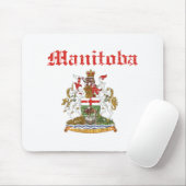 Wappen Manitobas Kanada Entwurf Mousepad (Mit Mouse)